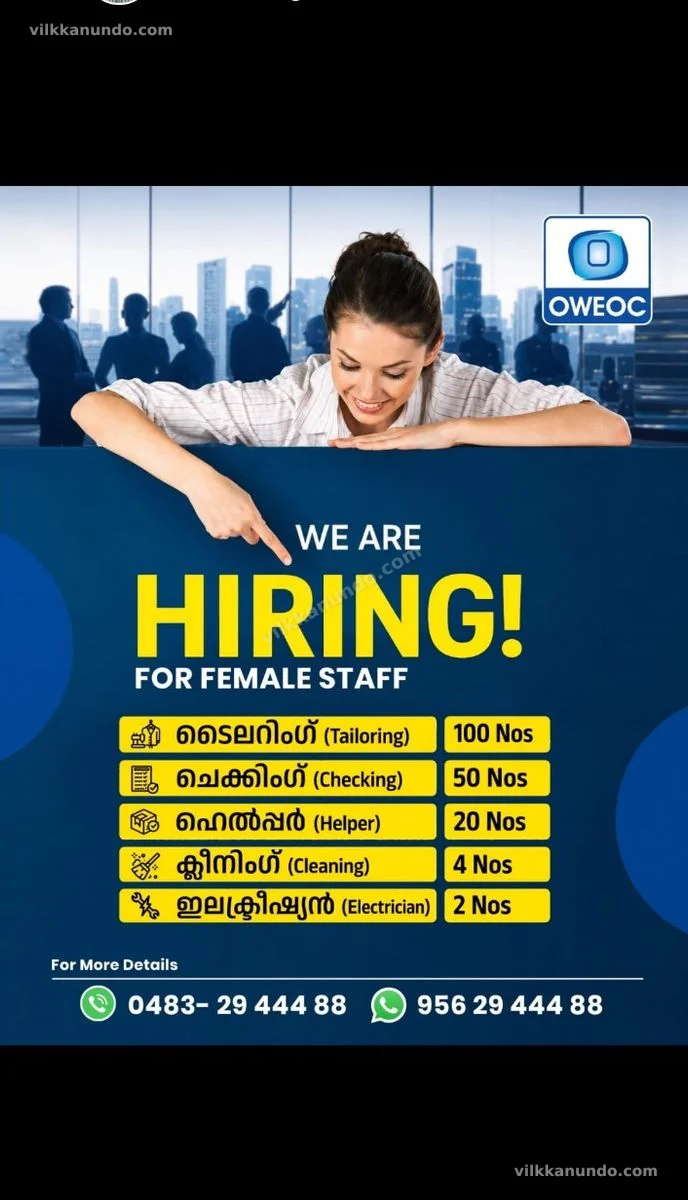 Required staff