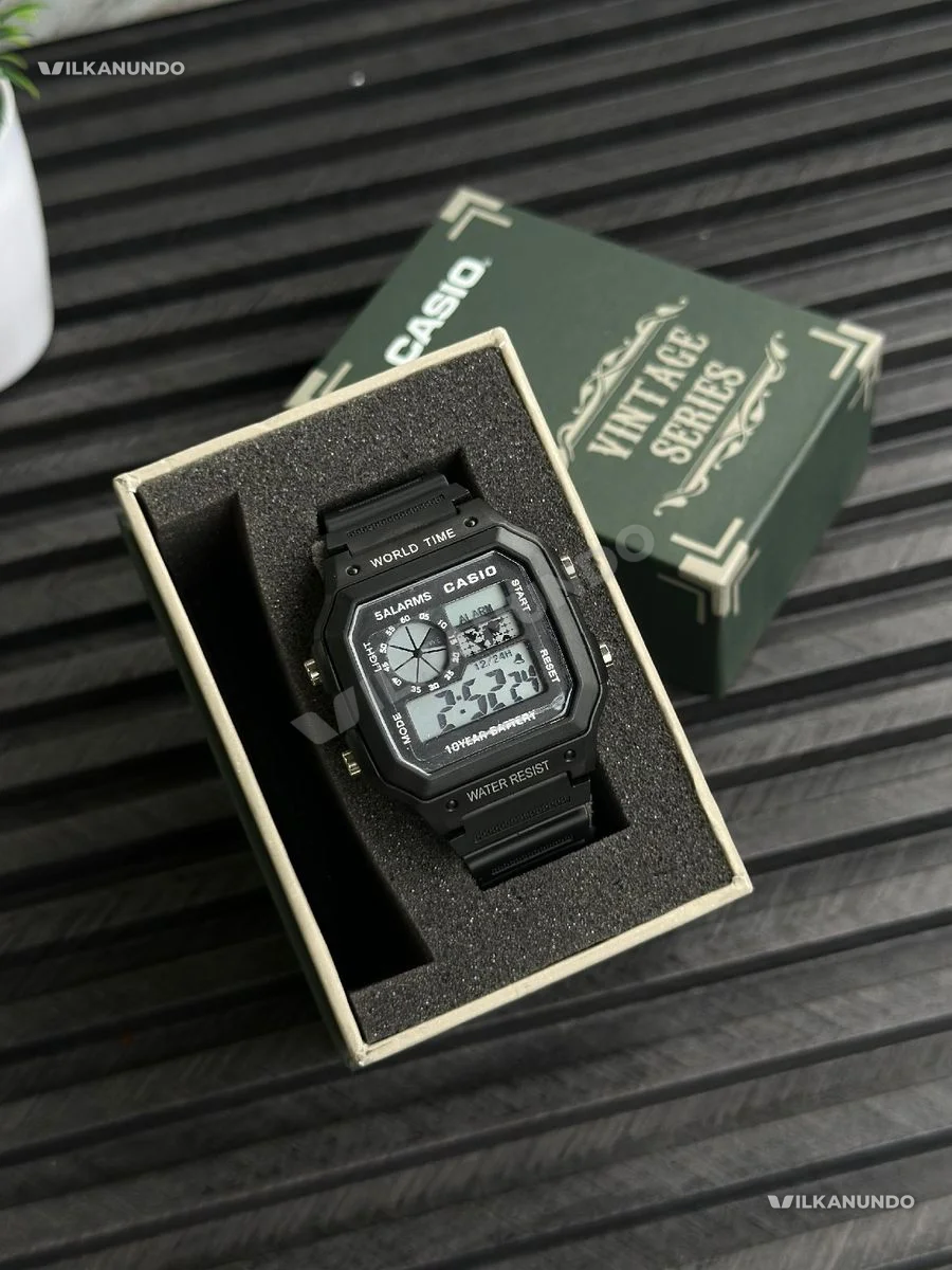 Casio Digital Watch Black – Original Box