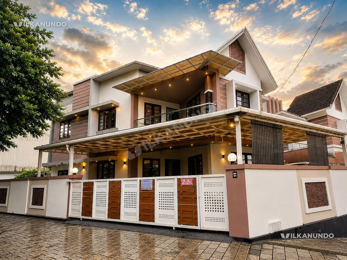 4BHK Villa/House , 4.300 Cent House For Sale At Malikappady - Kuzhuvelippady (Near KMEA Collage)