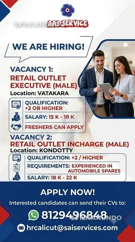 Retail Outlet Incharge