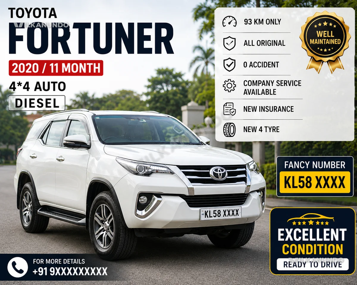 Fortuner 4*4 2020-11 month