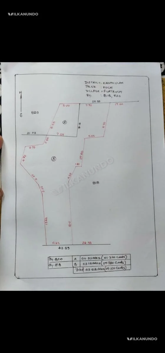 plot for sale at FortKochi