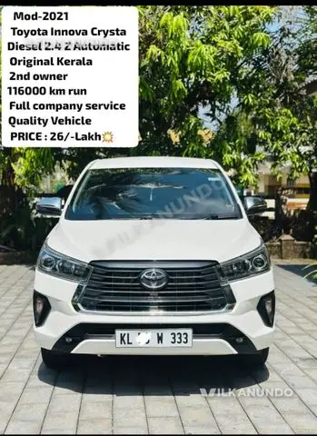 Toyota Innova Crysta Diesel for sale