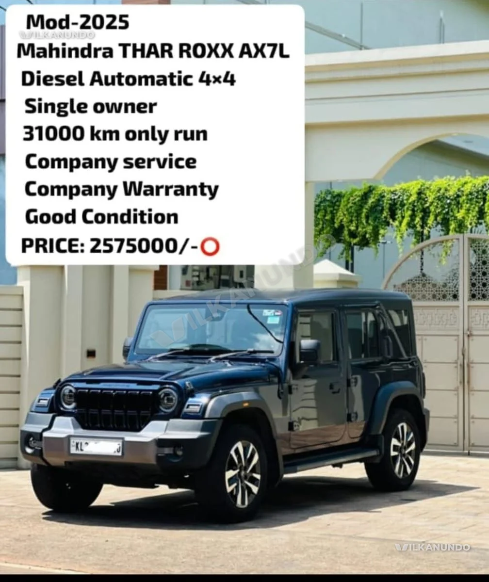 Mahindra THAR ROXX AX7L for sale