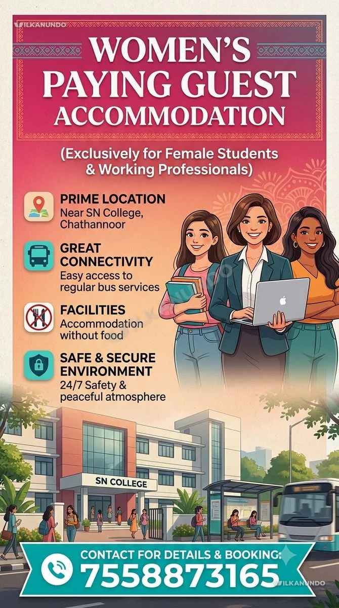 pG Facility available at Chathannoor