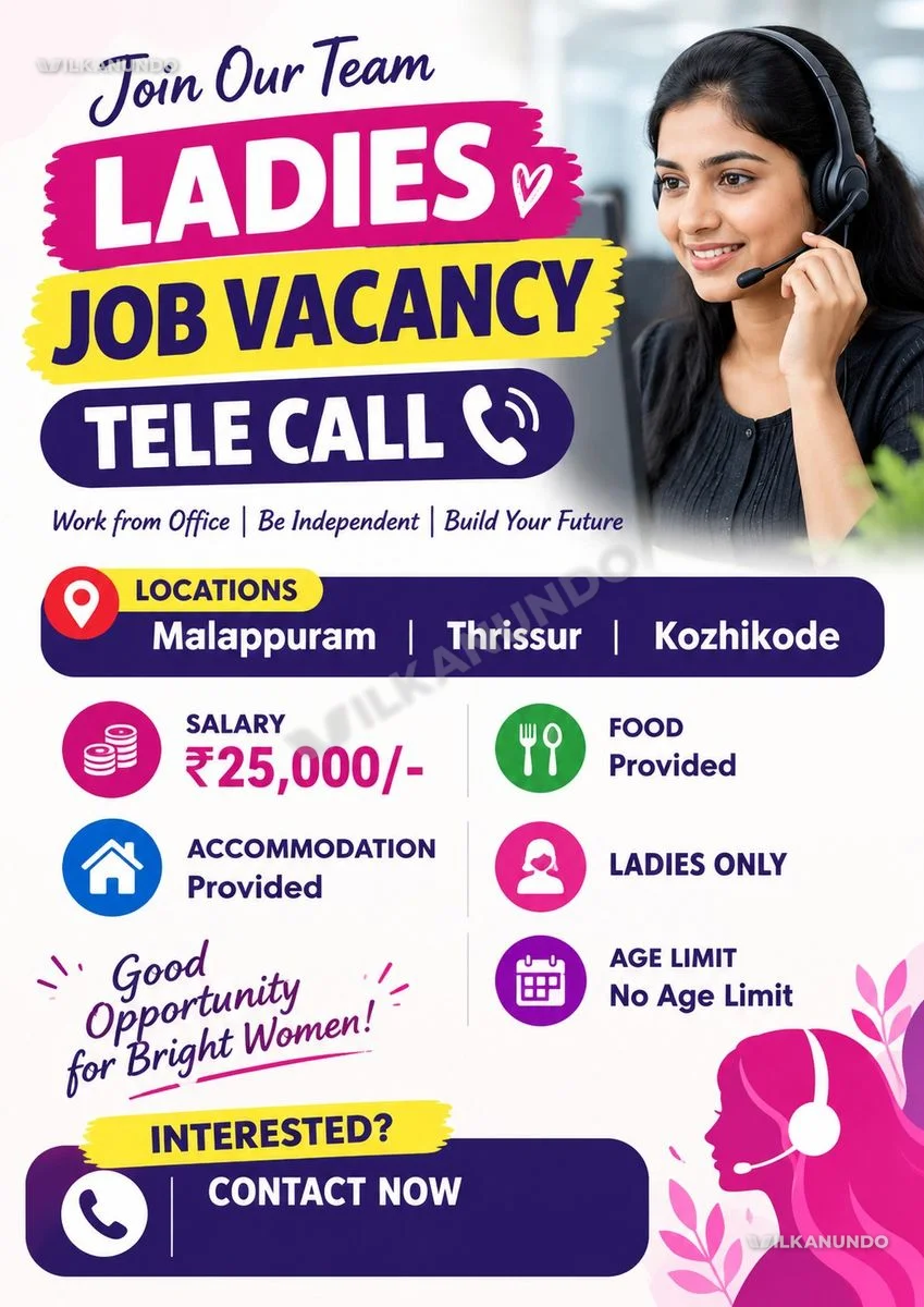 ladies job vacancy