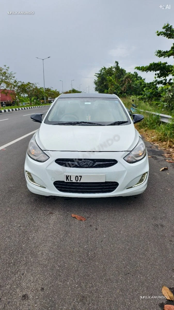 Hyundai Verna fluidic sx 1.6 crdi Diesel 2011 model test completed