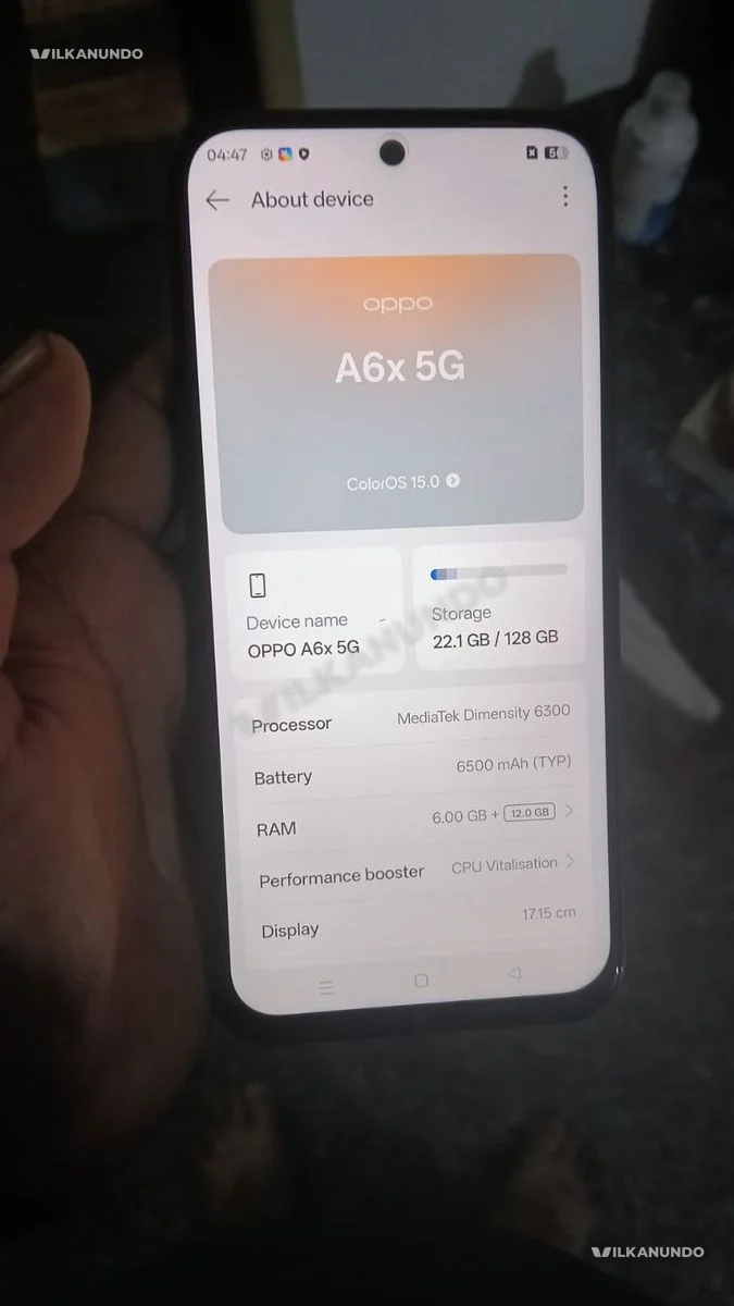 oppo A6x 5g for sale
