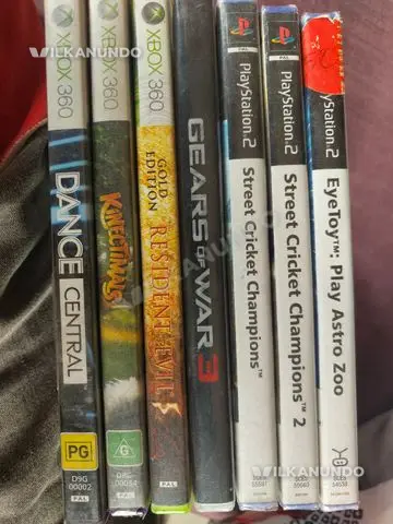 games Xbox and ps2 each 450