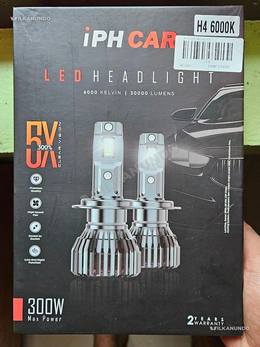 IPH HEADLIGHT 300W (H4 hodler)