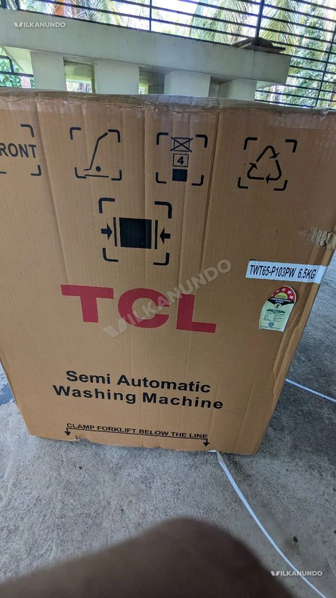 TCL UNUSED FRESH SEMI AUTOMATIC WASHING MACHINE 6.5KG'L C,