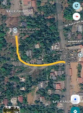 22 or 12 or 10cent residential land in Peringottukara, Chemmappilly area