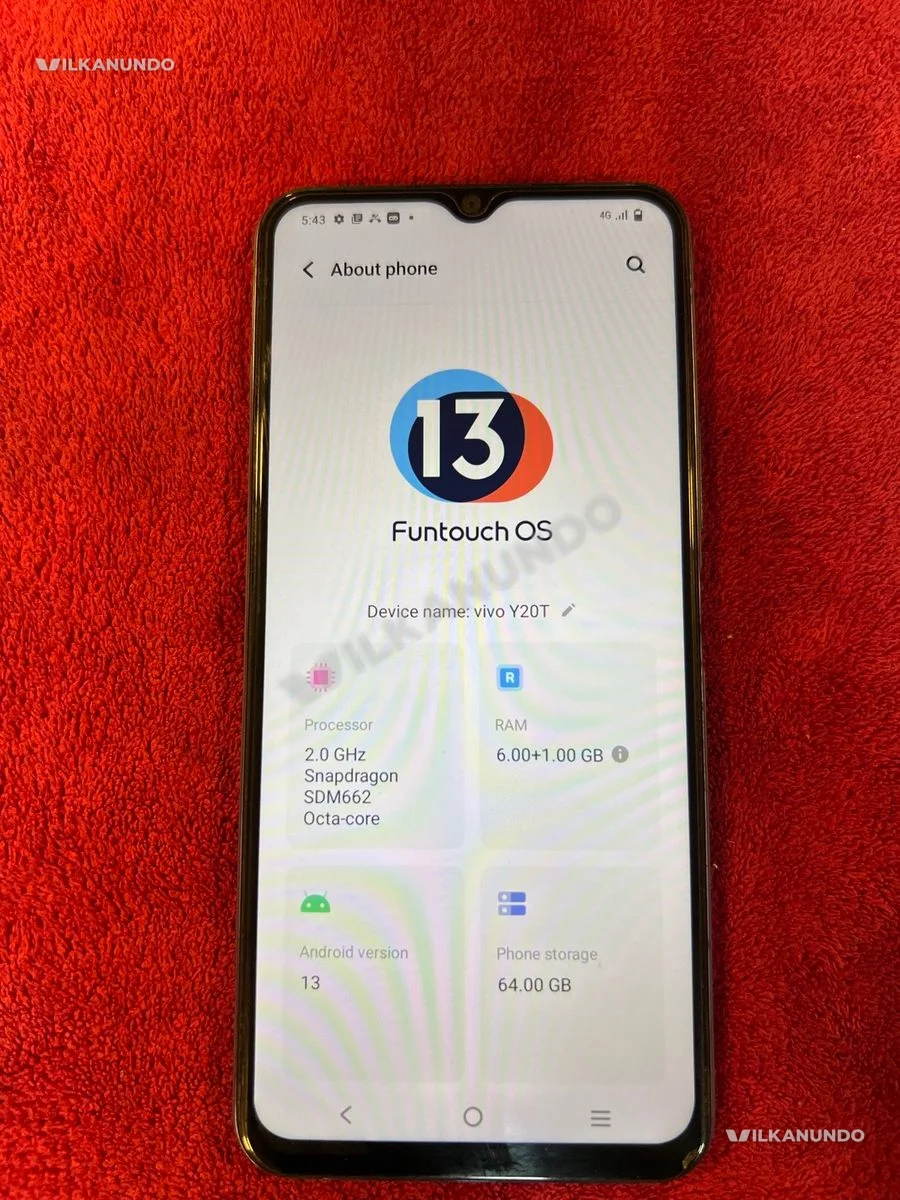 Vivo y20T