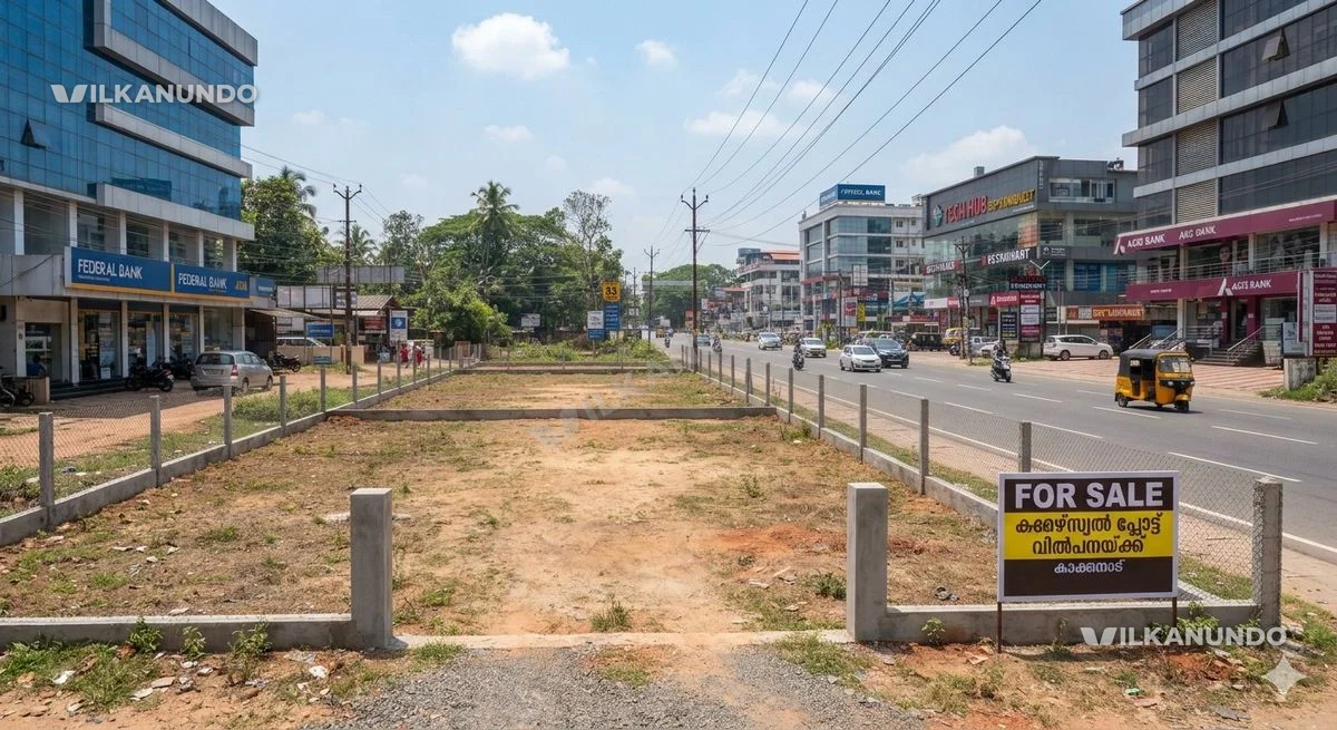 10 Cent --:Commercial Plot for Sale in Athani, Kakkanad Ernakulam.