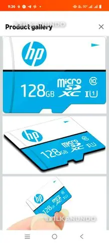 hp 128 gb memory card